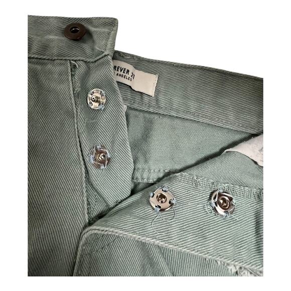 Forever 21 Womens Shorts 27 Distressed Grunge Cut Off Festival Beach - Picture 3 of 5